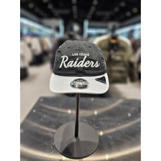 뉴에라 [부산점] NFL 라스베이거스 레이더스 투톤 올드 스크립트 레트로 크라운  블랙 13953083