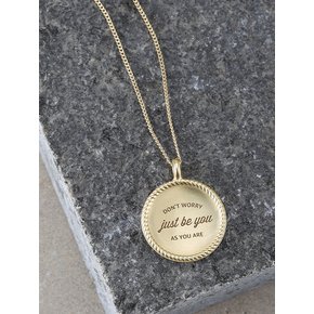 [14K Gold 각인] Mavin Coin Necklace