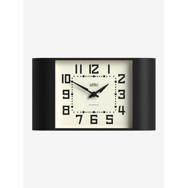 뉴게이트 메트로 벽시계 - Newgate Metro wall clock (블랙)