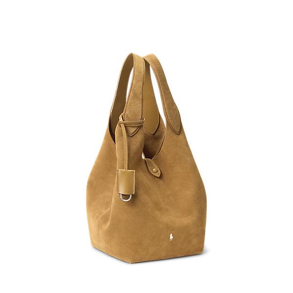 여성 폴로 플레이 스웨이드 미디엄 토트(WAPOBAG0G620447200)