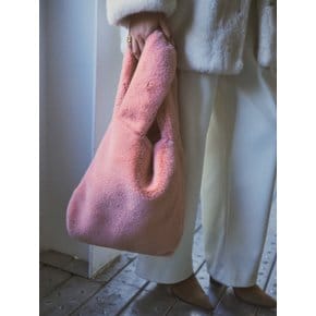 Faux Mink Sherpa Bag_CTA907(Pink)