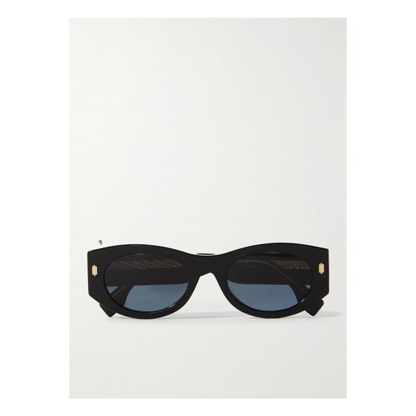 로마 오벌 프레임 아세테이트 선글라스 블랙 1647597336778856