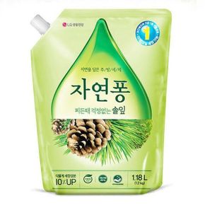 원룸살림 자연퐁 솔잎 리필 1.1kg 주방세제 설거지