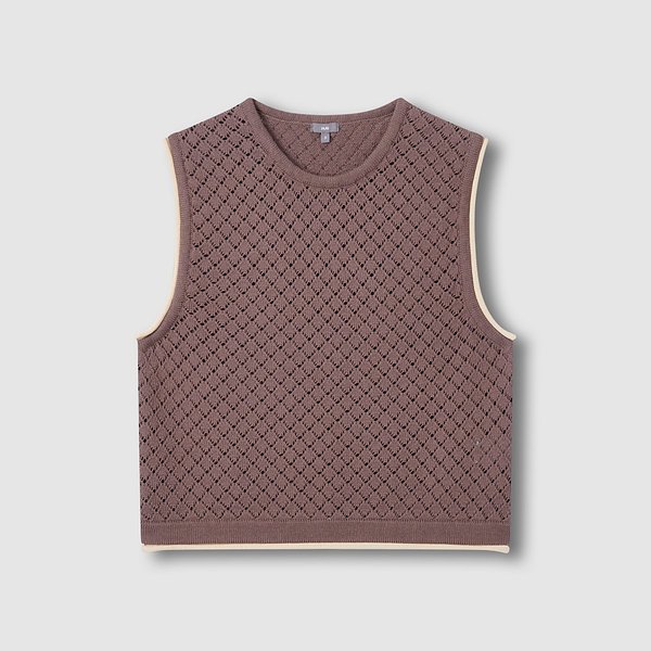 여 크로쉐 민소매 니트 J1162027340BS