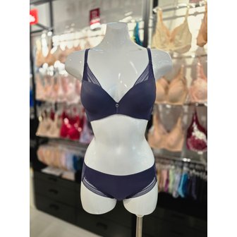 비너스 [시흥점] S 비너스 ) 컴포트 메모리즈 브라,헴팬티 세트 [VBR1802/VPT1802H-NB]