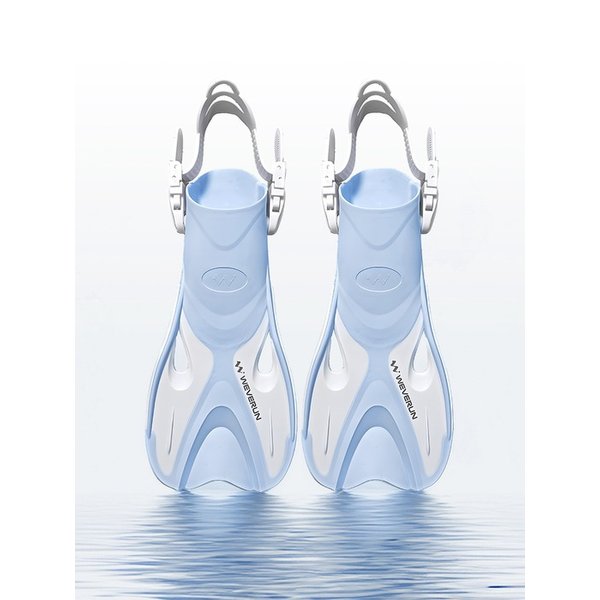 아쿠아 숏핀 스노쿨링 전용 핀 오리발 수영 스퍼트 물놀이 프리다이빙 힐스트랩
