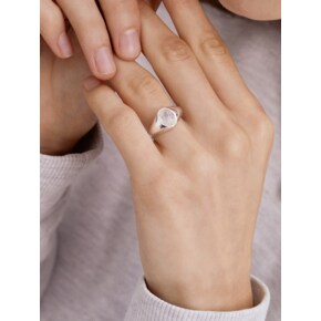 (SILVER925) Moonstone Oval ring CR1814