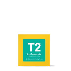 T2 페퍼민트 티백 박스 25개입brJust Peppermint Bio Tbag 25pk Box