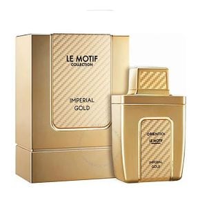 알 하라마인 유니섹스 공용 Orientica Le Motif Imperial 골드 EDP 스프레이 향수 2.8 oz 프래그