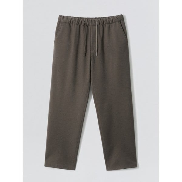 Brushed Banding Pants Khaki Brown