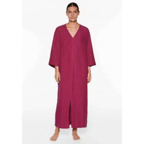 4647758 OYSHO WITH 3/4 SLEEVE - Day dress pink