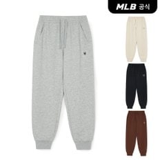 [코리아공식] [MLB] 여성 베이직 원형로고 조거팬츠 (4 COLOR)