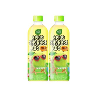  자연은 애플셔벗에이드 제로 500ml 18페트