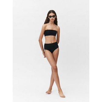 코우리 BLACK TAT STRAPLESS BIKINI SET