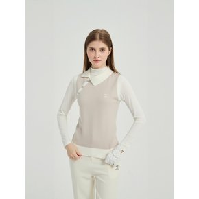 Oblique Fall Knitted Vest