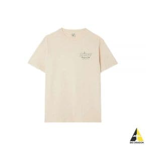 SPORTYRICH 24 Prince Health T-Shirt - CreamNavy (TO042S414PC) (프린스 헬스 티셔츠)