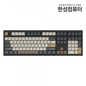  한성컴퓨터 GK787SE OfficeMaster 기계식 토독 (모카 코코아, 35g)