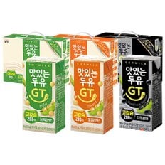  남양 맛있는두유 GT 3종 선택 검은콩깨 담백한맛 달콤한맛 190ml x 24팩/48팩