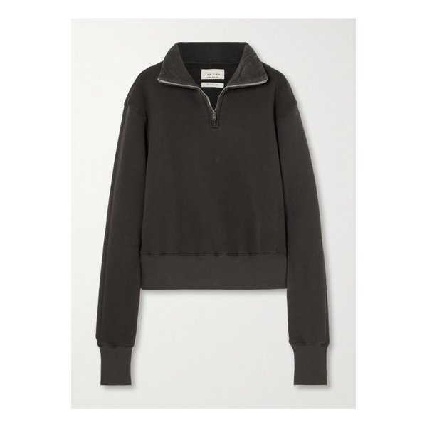 베일리 크롭 코튼 저지 스웨트셔츠 블랙 1647597349146008