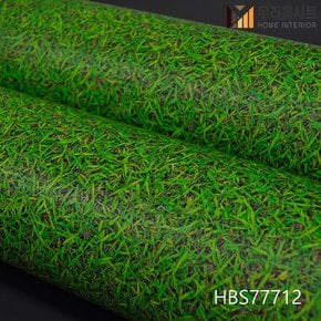 현대 수월바닥시트 간편한 접착식 베란다 현관리폼 HBS-77712 잔디 (폭)100cmx(길이)5m