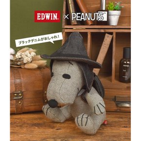 EDWIN PEANUTS SNOOPY 봉제 인형 스누피 데님 비글 스카우트 에드윈 콜라보레이션 땅콩 캐릭터