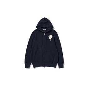 lotsyou_Melting Heart Candy Zip-up Hoodie Navy