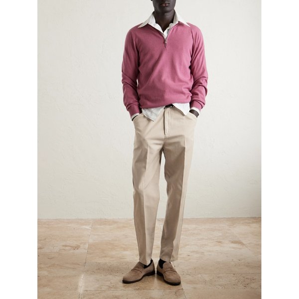 브루넬로쿠치넬리 스트레이트 레그 코튼 치노 팬츠 46376663163000327