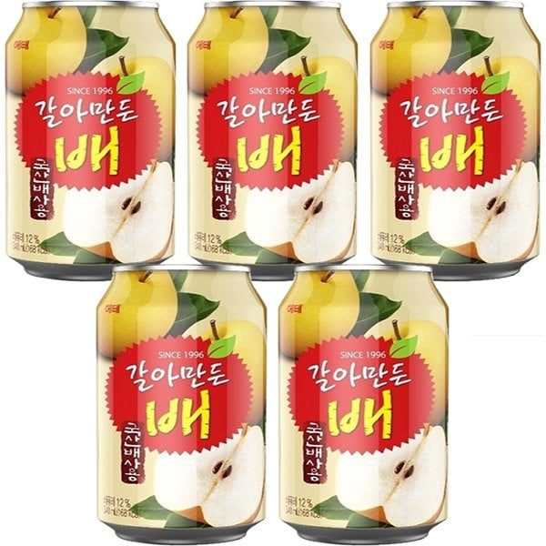 해태 갈아만든 배 340ml x 24개 갈배 과즙음료 - SSG.COM