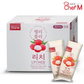 쉐프엠 젤리블리 리치 60gX20개입 1박스/대만식/간식/해외간식/푸딩