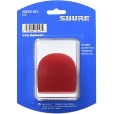 SHURE PG48 PG58 SM48 SM58 Beta58A 565SD용 윈드스크린 레드 A58WS-RED [국내 정규품]