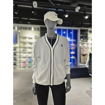 휠라 [파주점] 여성 테니스 피케 가디건 (FS2FTG3361F-OWH)