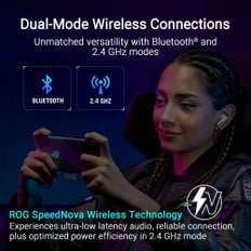 ASUS Bluetooth 2.4GHz 96kHz  R55ES ROG CETRA TWS SPEEDNOVAWHT 및 무선 게이밍 헤드폰 최대