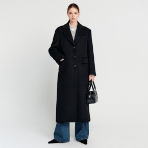 키라 캐시미어 싱글 롱 코트_블랙 / KIRA CASHMERE SINGLE LONG COAT_BLACK