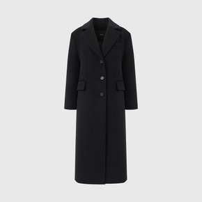 키라 캐시미어 싱글 롱 코트_블랙 / KIRA CASHMERE SINGLE LONG COAT_BLACK