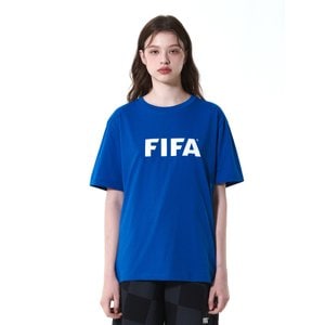 FIFA 1904 [본사직영][FIFA 1904] 에센셜 빅로고 반팔티셔츠 블루(FF2ATH01U_220)