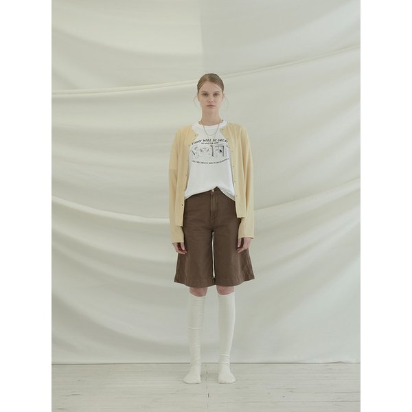[리퍼브]Snap Stitch Blouse_Yellow