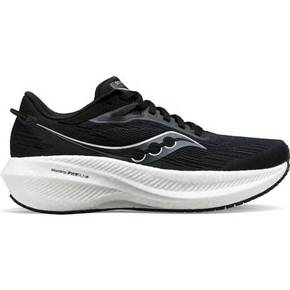 5032988 SAUCONY Mens Triumph 21 Running Shoes - 2E/wide Width In Black/white