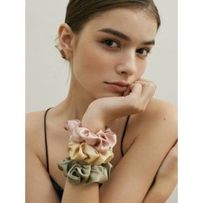 Silk Scrunchie (S) - Dusty Rose