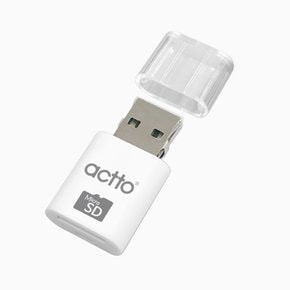 MicroSD 카드리더기/TF전용+128GB/양방향인식 CRD-35 화이트