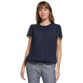 3712124 Tommy Hilfiger Short Sleeve Crew Neck Blouse