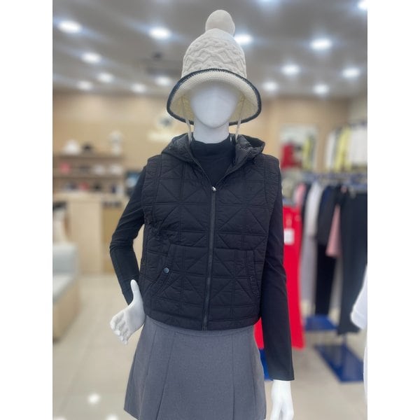 [여주점] 여성 퀼팅 패딩 후드 베스트 풀집업 GP322LWV92