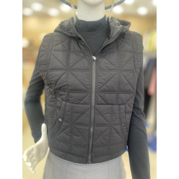 [여주점] 여성 퀼팅 패딩 후드 베스트 풀집업 GP322LWV92