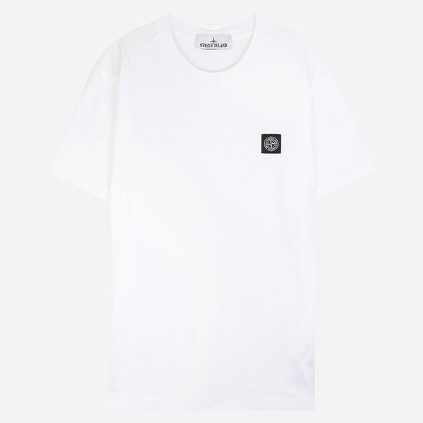 [시흥점] 6S 2100027 S0013 V0001 로고 패치 반팔 티셔츠 화이트