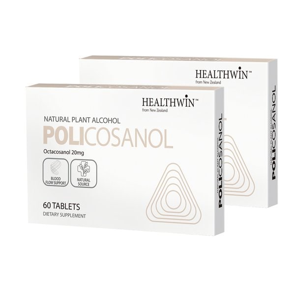 뉴질랜드 HealthWin 헬스윈 폴리코사놀 (옥타코사놀 20mg) 60정 2팩