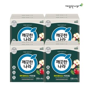 뽑아쓰는 키친타올 톡톡 150매 4입 x 4팩