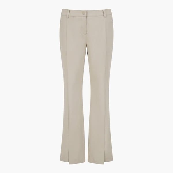 [여주점] 여성 밑단 슬릿 포인트 부츠컷 팬츠 GQ222LPT61 BEGE