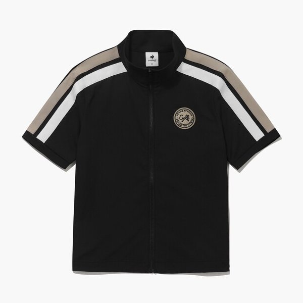 [여주점] 여성 선데이 라인 포인트 반팔 풀집업 점퍼 GQ122LBL35 BLCK