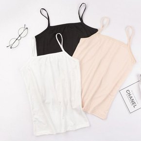 여성 기본 스판숄더 짱짱한 부드러운 데일리 나시 여성나시 나시 데일리나시 스판나시