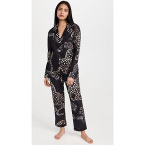 4963604 Desmond  Dempsey Womens Long Sleeve Jaguar Pajama Set