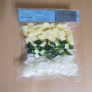 겟팜스 된장찌개 된장찌개용야채 700g 간편야채 당일생산(냉동x) 간편식